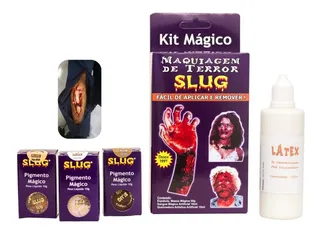 Slug Makeup Kit + Latex + 3 Pigments Promotion
