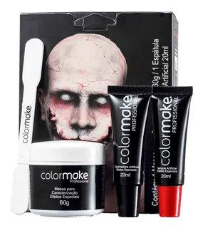 Scary Halloween Makeup Kit Fake Blood