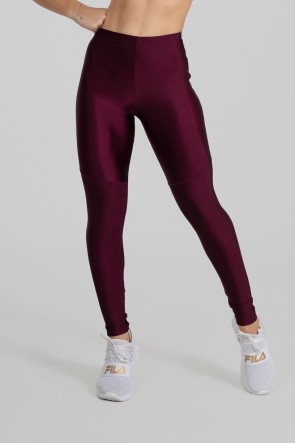 Platinum Fabric Legging Pants with Plated (Burdery) |  Ref: GO468-A