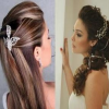 Simple wedding hairstyle