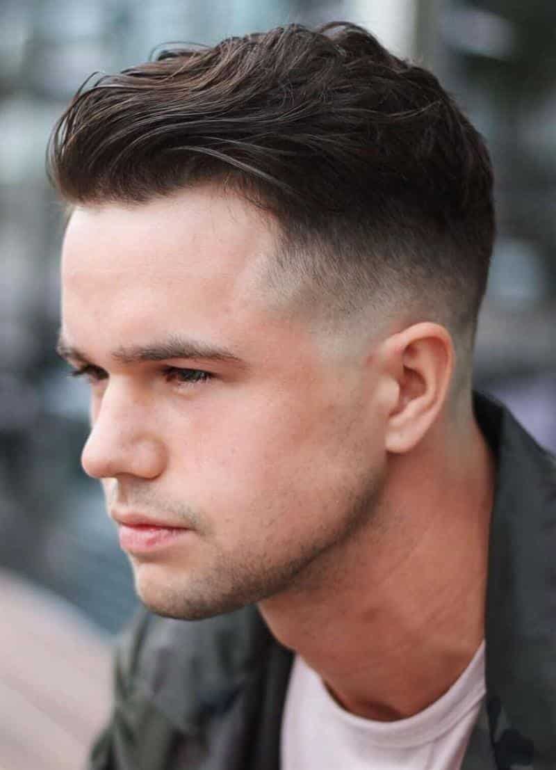 wavy male haircut