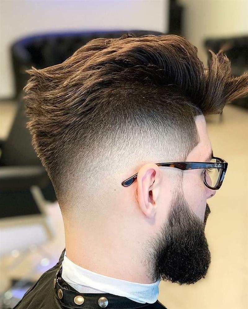 low haircut on the side
