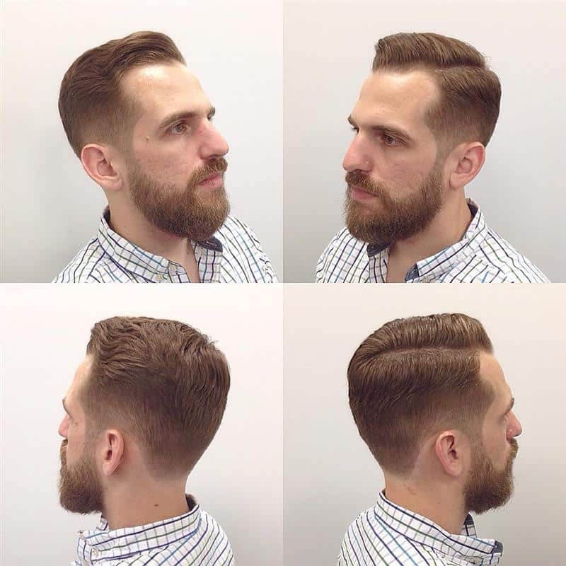 male haircut sideways