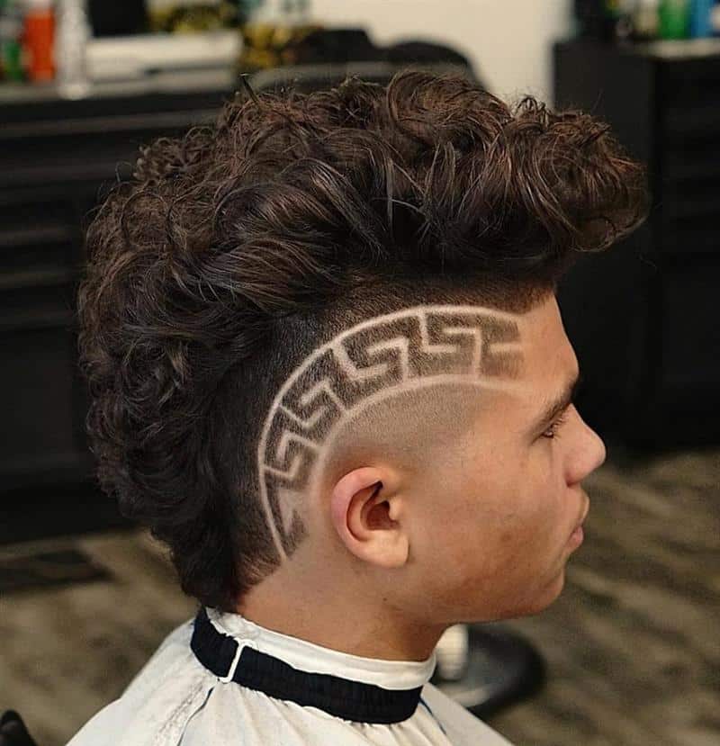 male haircut for curly hair