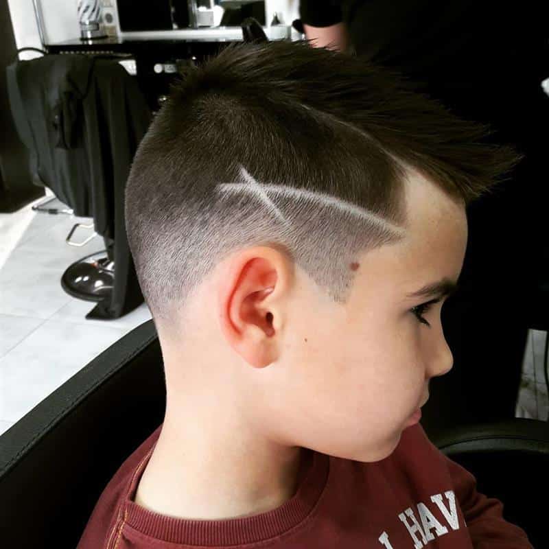 straight male children's haircut