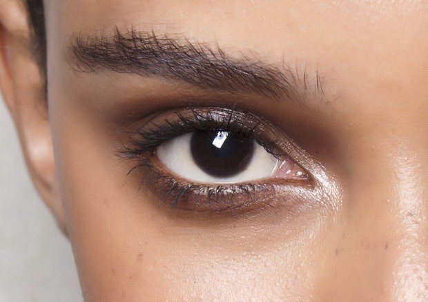 Eye makeup inspirations for evening weddings.  Beauty for the Jean-Paul Gaultier show.  (Photo: Matteo Scarpellini/imaxTree)