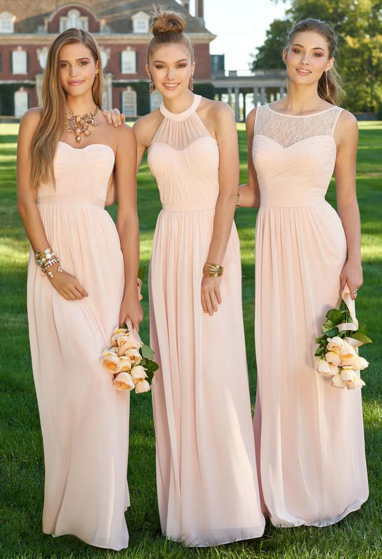 Suggested dress for the bridesmaid to wear to a country wedding