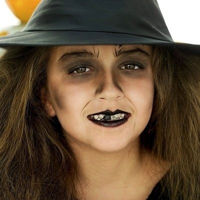 Halloween Witch Makeup for Kids