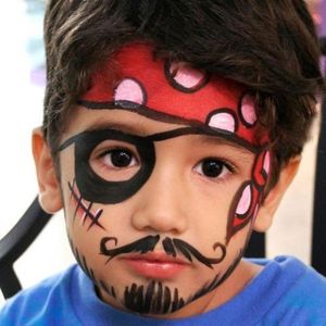 Easy to make children's Halloween makeup