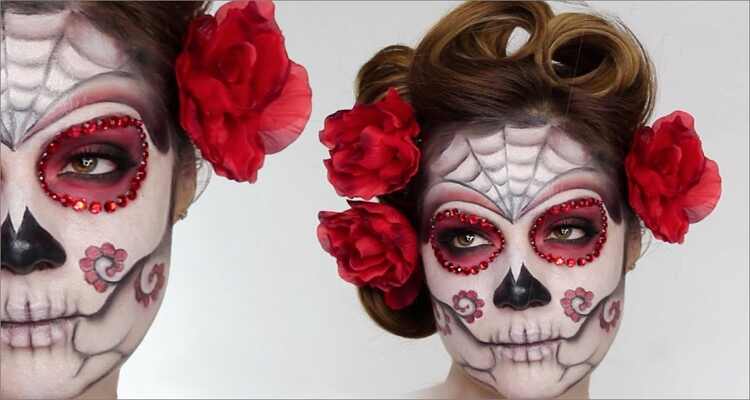 Halloween Makeup Ideas - Sugar Skull Makeup
