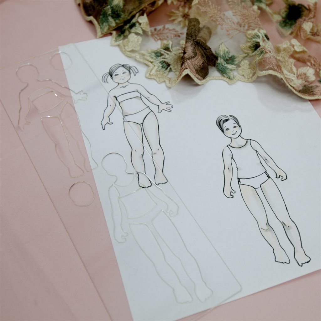 ruler-sketch-drawing-of-fashion-body-children