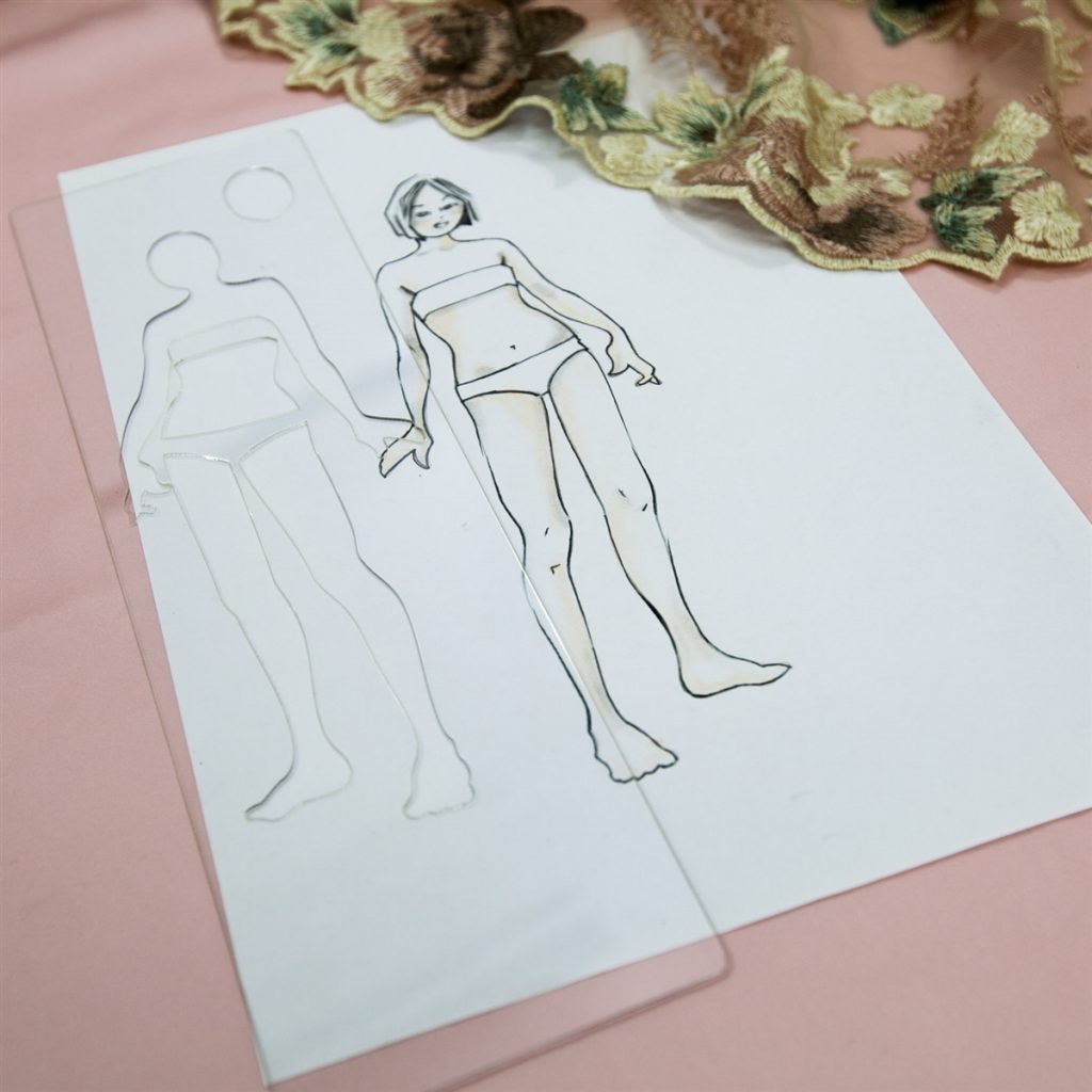 ruler-sketch-drawing-of-fashion-body-youth