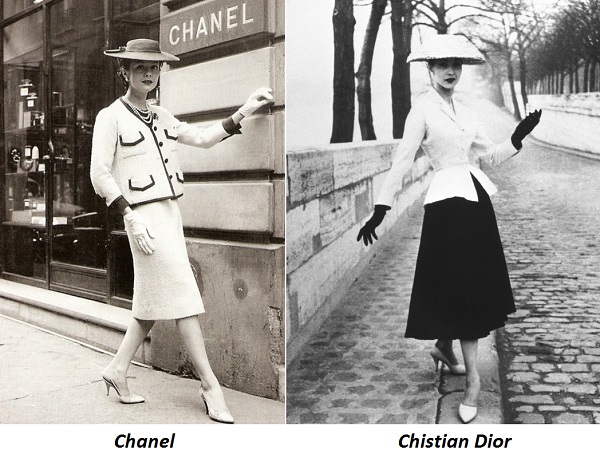 Chanel-and-Dior skirts