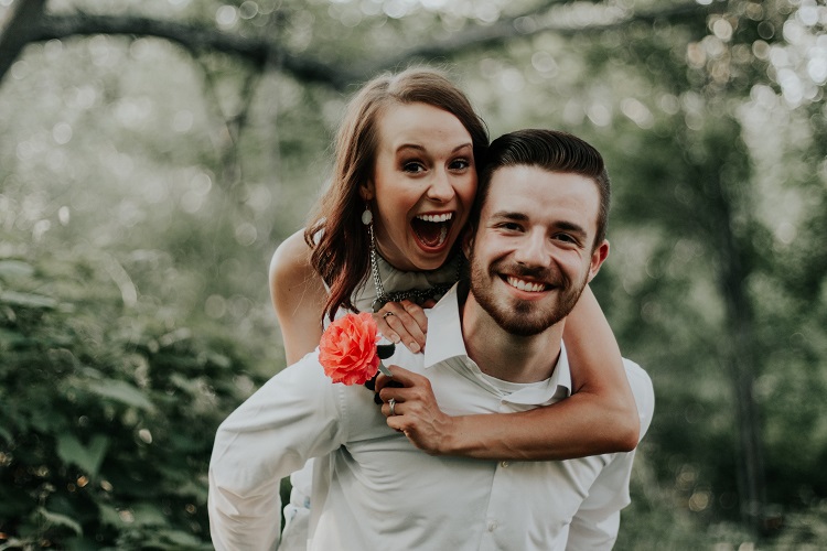 smiling couple, funny captions for photos
