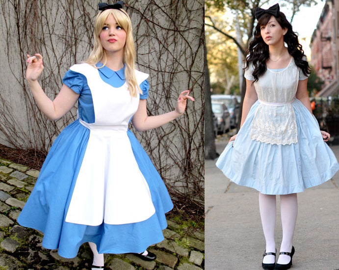 Alice-in-Wonderland costume