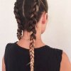 How to make two recessed braids