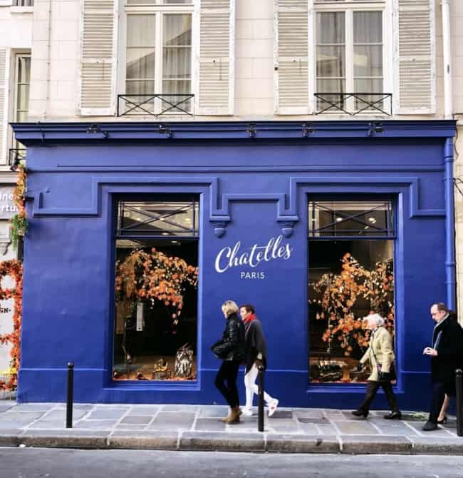 French women's store names see this facade