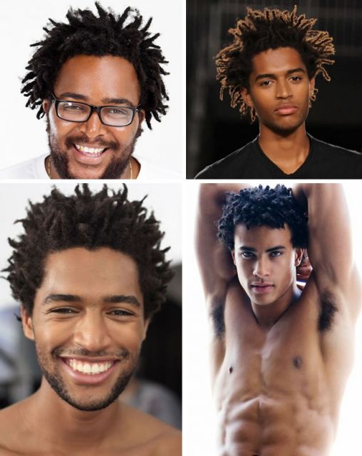 male curly haircuts twisted curls