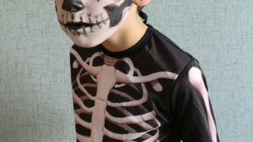 Image shows children's Halloween makeup