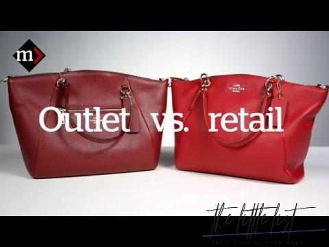 Are Coach bags from Coach Outlet real?