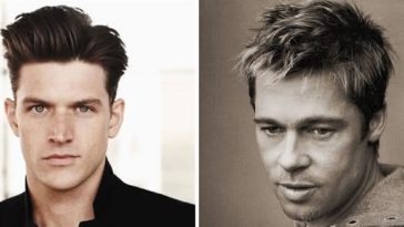 Triangular-face-to-face haircuts