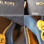 How can you tell a real Michael Kors Outlet bag?