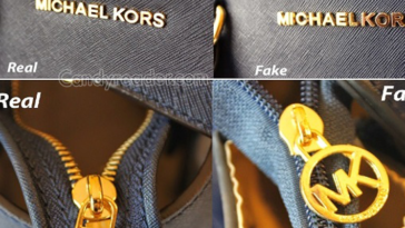 How can you tell a real Michael Kors Outlet bag?