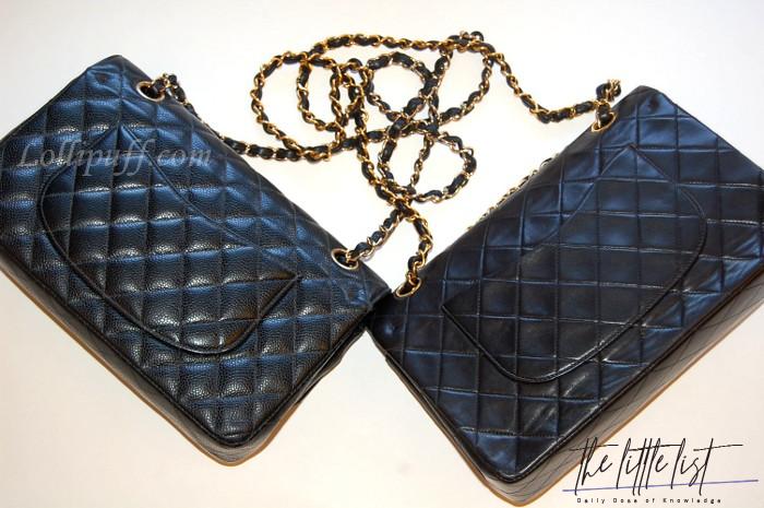 Is Chanel lambskin more expensive than caviar?