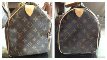 Is Louis Vuitton leather or vinyl?