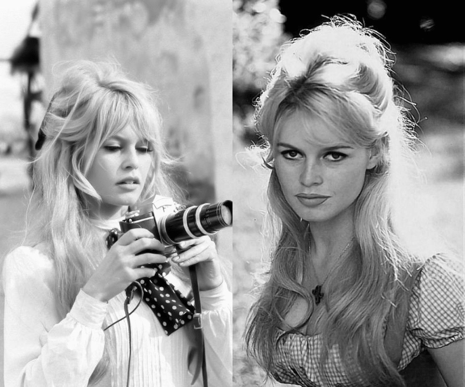 Brigitte Bardot style bangs