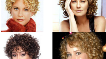 Short Curly Haircuts for Round Faces