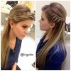 Hairstyles for straight hair for graduation