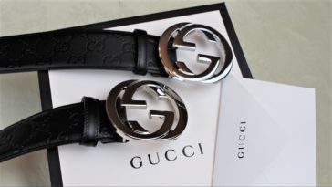 What does GG mean on Gucci belt?