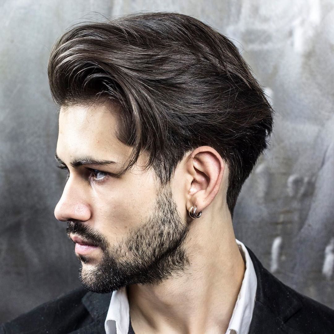 men's haircuts for round face and