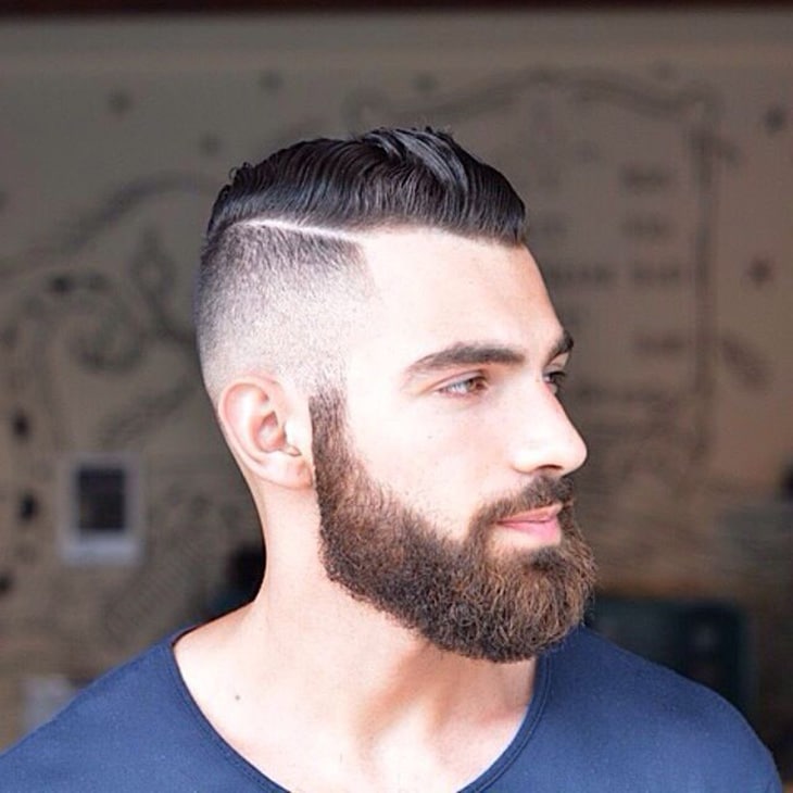 men's haircuts for round face c