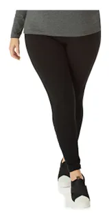 Kit 2 Legging Plus Size Suplex Female Thermal Black/Mixed