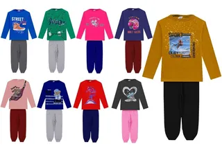 Kit 03 Children's Sweatshirt Set Cold Wholesale Brás