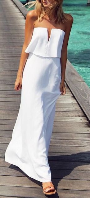 long white dress