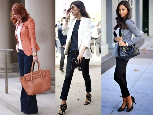 Women's social clothes with blazer