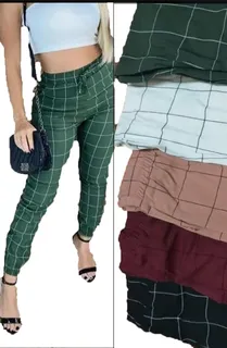 Pants Plaid Fashion Instagram Bengaline Women's Clothing Pocket