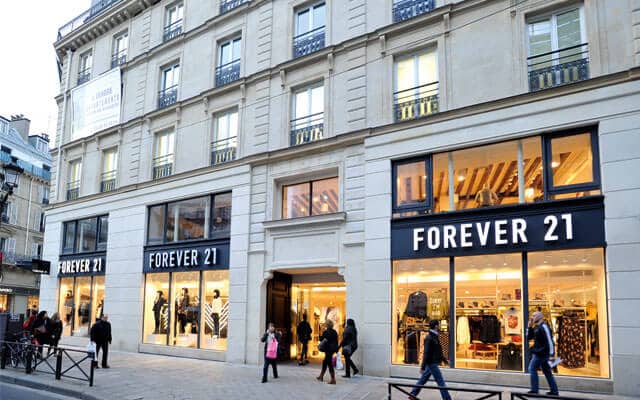 Forever 21 store in Paris