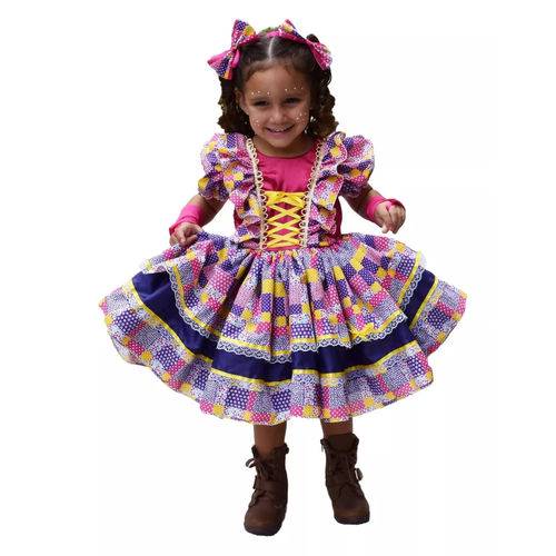 June Party Dress: Children's Lilac