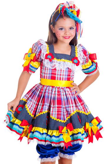 June party dress: children's dress with yellow ribbon