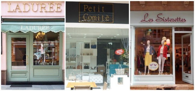 stores with French names