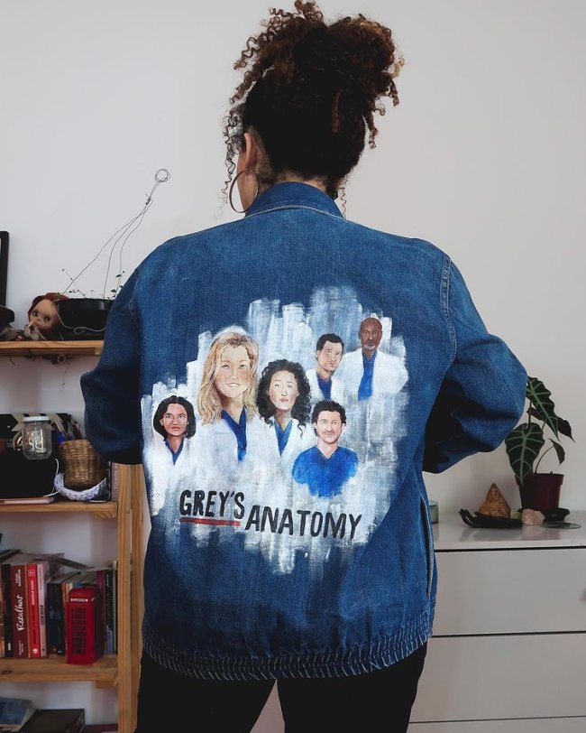 Custom jacket inspired by the Grays Anatomy series