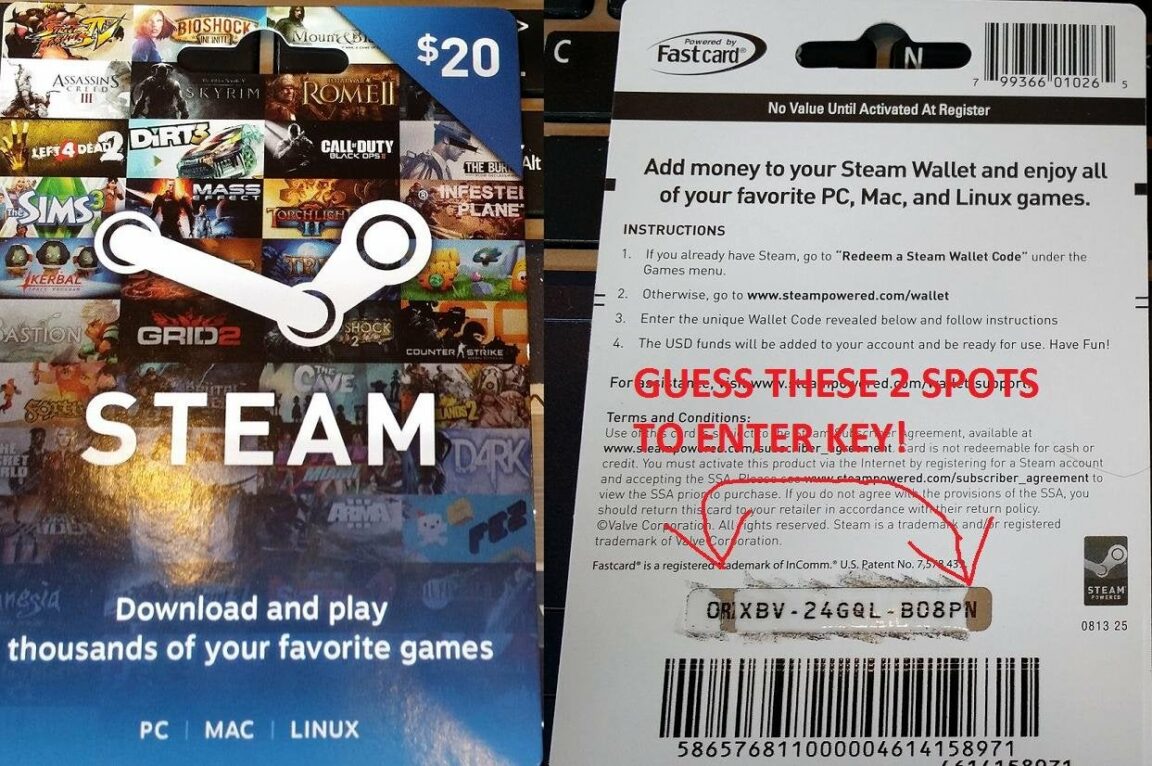 How can I get a free Steam card?