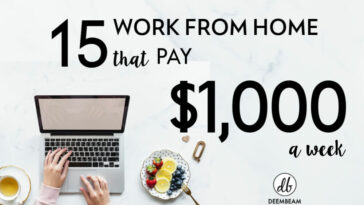 How can I make $1000 a week?