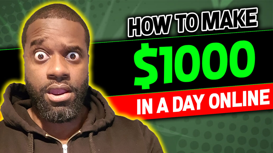 How can I make 1000 dollars today?