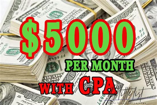 How can I make 5000 a month?