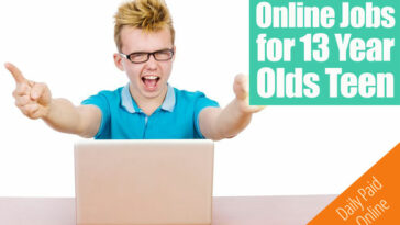 How can a 13 year old make money online?